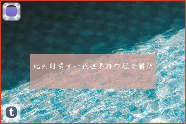 比利时黄金一代世界杯征程全解析